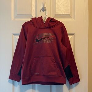 Nike Kids Maroon Hoodie
